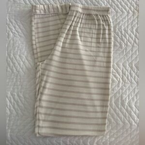 In My Sundays Stripes Neutral Pajama Pants XS Mallory Ervin